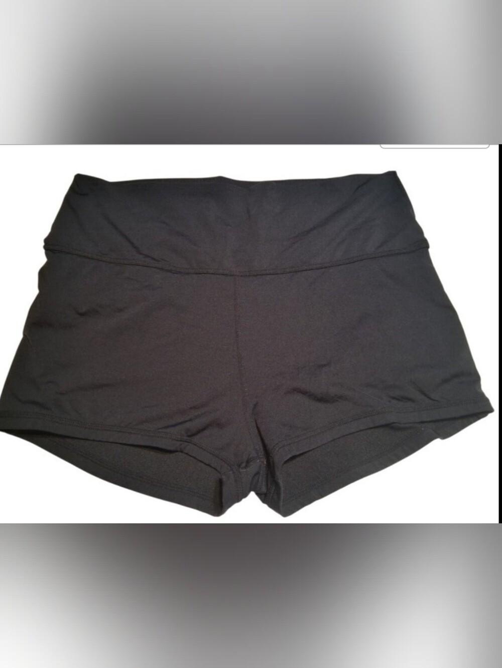 Kona Sol Black High Waist Swim Bike Shorts Women's Size Large Active Athleisure